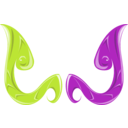 download Thai Decoration1 clipart image with 90 hue color