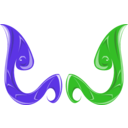 download Thai Decoration1 clipart image with 270 hue color