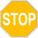 download Stop Sign clipart image with 45 hue color