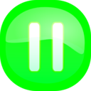 download Player Pause clipart image with 90 hue color
