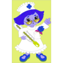 download Nurse clipart image with 225 hue color