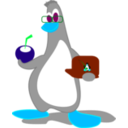 download Pinguim Np clipart image with 135 hue color