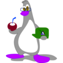 download Pinguim Np clipart image with 225 hue color