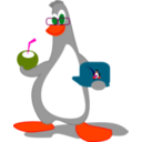 download Pinguim Np clipart image with 315 hue color