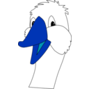 download Cabeza Oca clipart image with 180 hue color