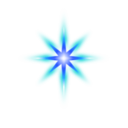 download Fire Star clipart image with 180 hue color