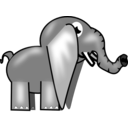 download Elephant clipart image with 45 hue color