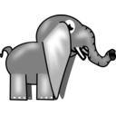 download Elephant clipart image with 315 hue color