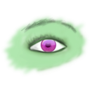 download Eye clipart image with 90 hue color