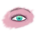 download Eye clipart image with 315 hue color