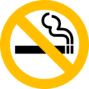 download Do Not Smoke clipart image with 45 hue color