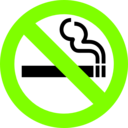 download Do Not Smoke clipart image with 90 hue color