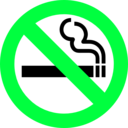 download Do Not Smoke clipart image with 135 hue color
