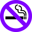 download Do Not Smoke clipart image with 270 hue color