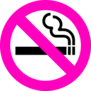 download Do Not Smoke clipart image with 315 hue color