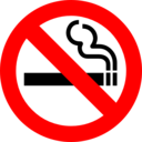 download Do Not Smoke clipart image with 0 hue color