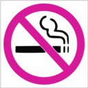 download No Smoking Sign clipart image with 315 hue color