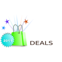 download Shopping Deals clipart image with 180 hue color