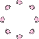 download Classroom Seat Layouts clipart image with 90 hue color