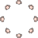 download Classroom Seat Layouts clipart image with 135 hue color