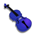 download Violin clipart image with 225 hue color