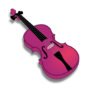 download Violin clipart image with 315 hue color