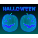 download Halloween Pumpkin clipart image with 180 hue color