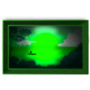 download Paisaje Nocturno clipart image with 90 hue color