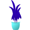 download Plant In Pot clipart image with 135 hue color