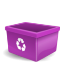 download Empty Recycling Box No Words clipart image with 90 hue color