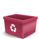 download Empty Recycling Box No Words clipart image with 135 hue color
