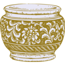 download Flower Pot clipart image with 180 hue color