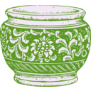 download Flower Pot clipart image with 225 hue color