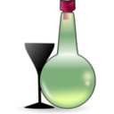 download Bottle Of Absinth clipart image with 315 hue color