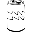 download Fast Food Drinks Soda Can clipart image with 180 hue color