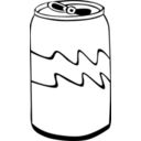 download Fast Food Drinks Soda Can clipart image with 315 hue color