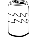 download Fast Food Drinks Soda Can clipart image with 0 hue color