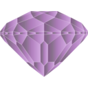 download Purple Amethyst clipart image with 0 hue color