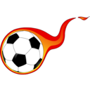 Flaming Soccer Ball