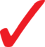 Simple Red Checkmark