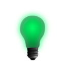 download Lightbulb clipart image with 90 hue color