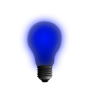download Lightbulb clipart image with 180 hue color