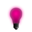 download Lightbulb clipart image with 270 hue color
