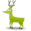 download Deer clipart image with 45 hue color