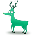 download Deer clipart image with 135 hue color