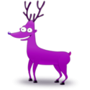 download Deer clipart image with 270 hue color