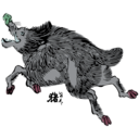 download Wild Boar clipart image with 135 hue color