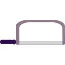 download Handsaw clipart image with 270 hue color