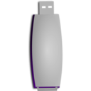 download Flash Drive clipart image with 180 hue color