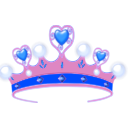 download Princess Crown clipart image with 270 hue color